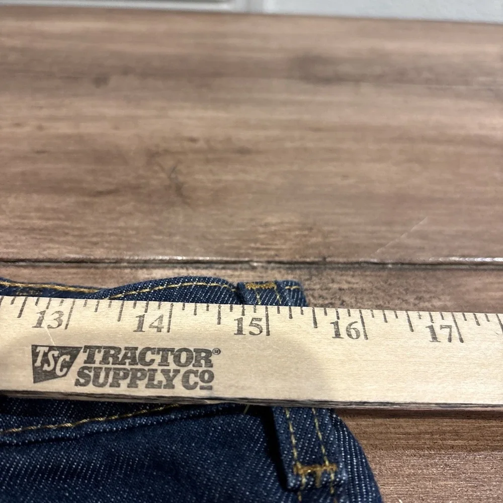 Levi's Men's Western Fit Straight Leg Jeans 100% Cotton Dark Blue 30x32